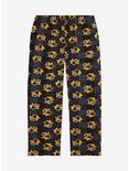 Harry Potter Plaid Hufflepuff Allover Print Plus Size Sleep Pants - BoxLunch Exclusive, GREY, alternate