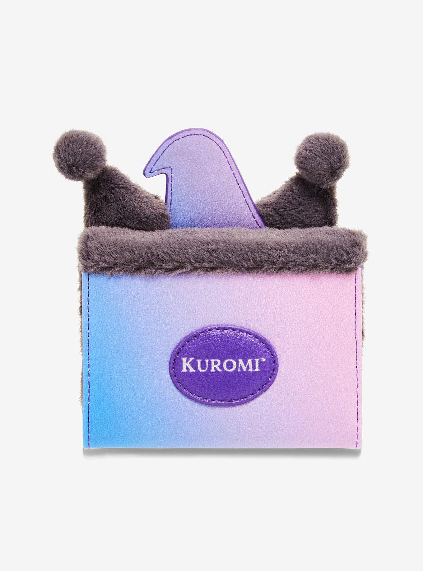 Her Universe Kuromi Witch Fuzzy Mini Wallet, , alternate