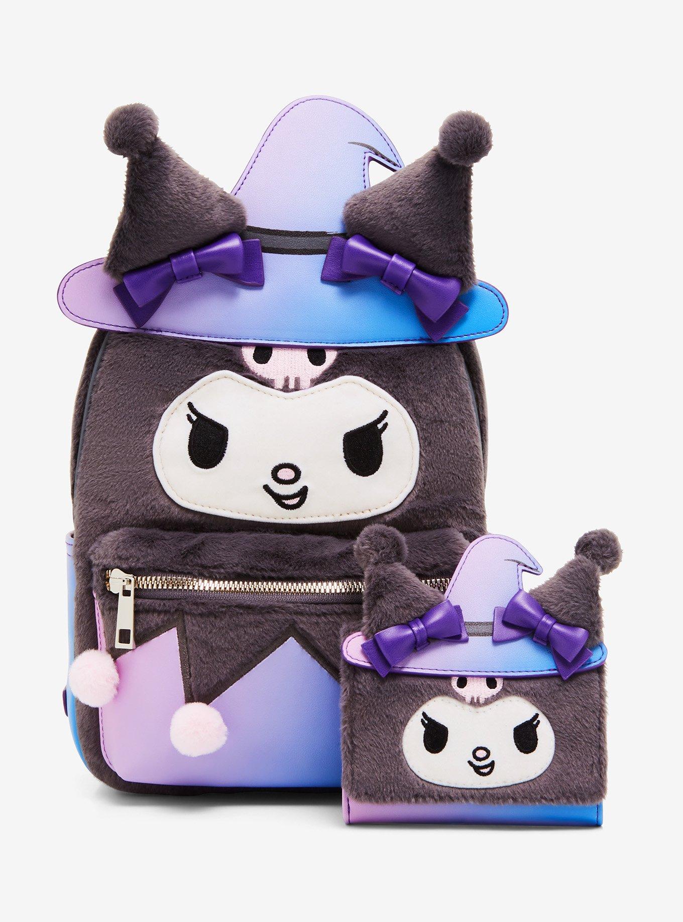 Her Universe Kuromi Witch Fuzzy Mini Wallet, , alternate