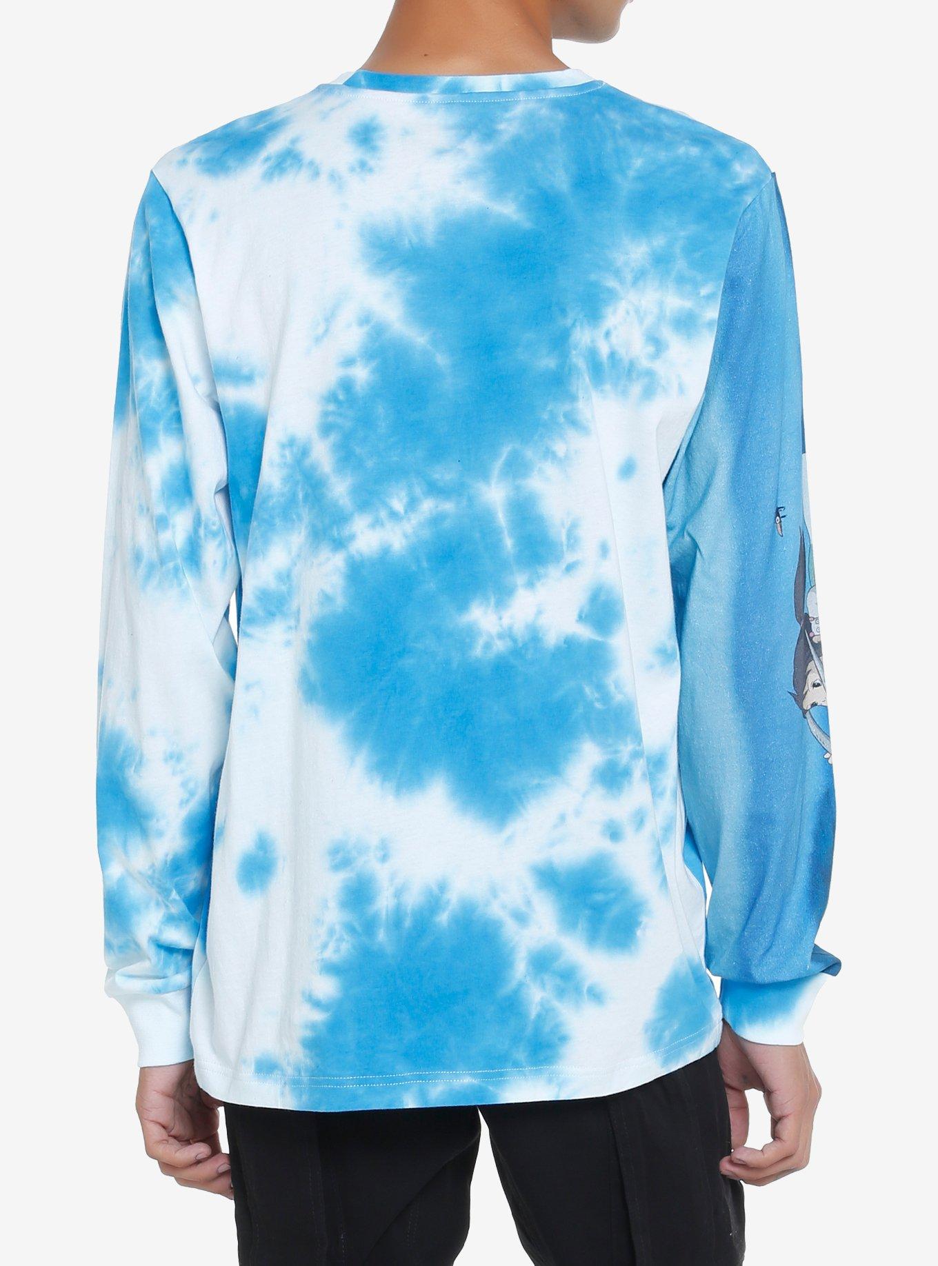 Studio Ghibli Spirited Away Haku Sky Tie-Dye Long-Sleeve T-Shirt, MULTI, alternate