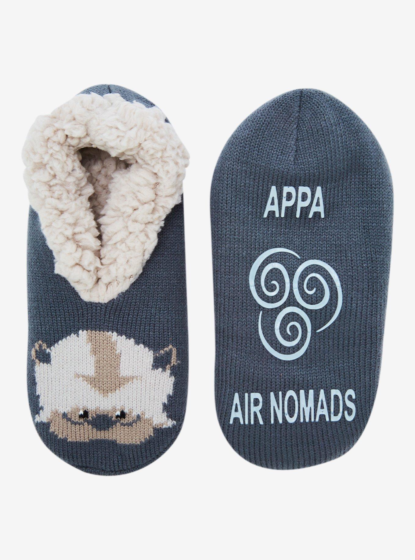 Avatar: The Last Airbender Appa Portrait Slipper Socks - BoxLunch Exclusive, , alternate