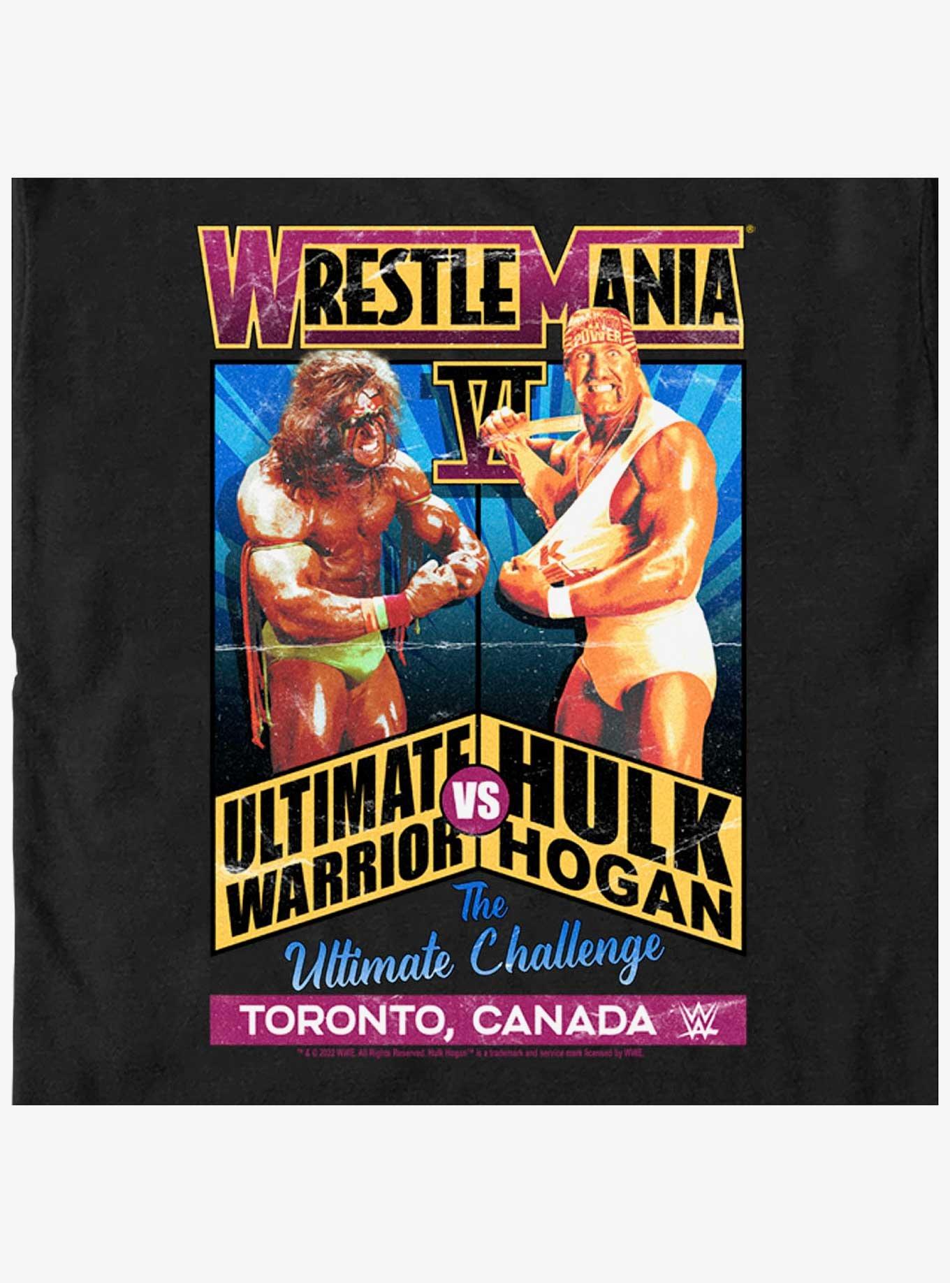 WWE WrestleMania 6 The Ultimate Challenge Warrior vs. Hulk Hogan T-Shirt