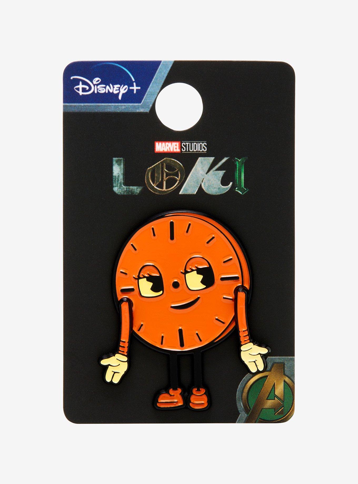 Marvel Loki Miss Minutes Swivel Enamel Pin - BoxLunch Exclusive , , alternate