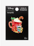 Loungefly Disney Lilo & Stitch Peppermint Mocha Enamel Pin - BoxLunch Exclusive, , alternate