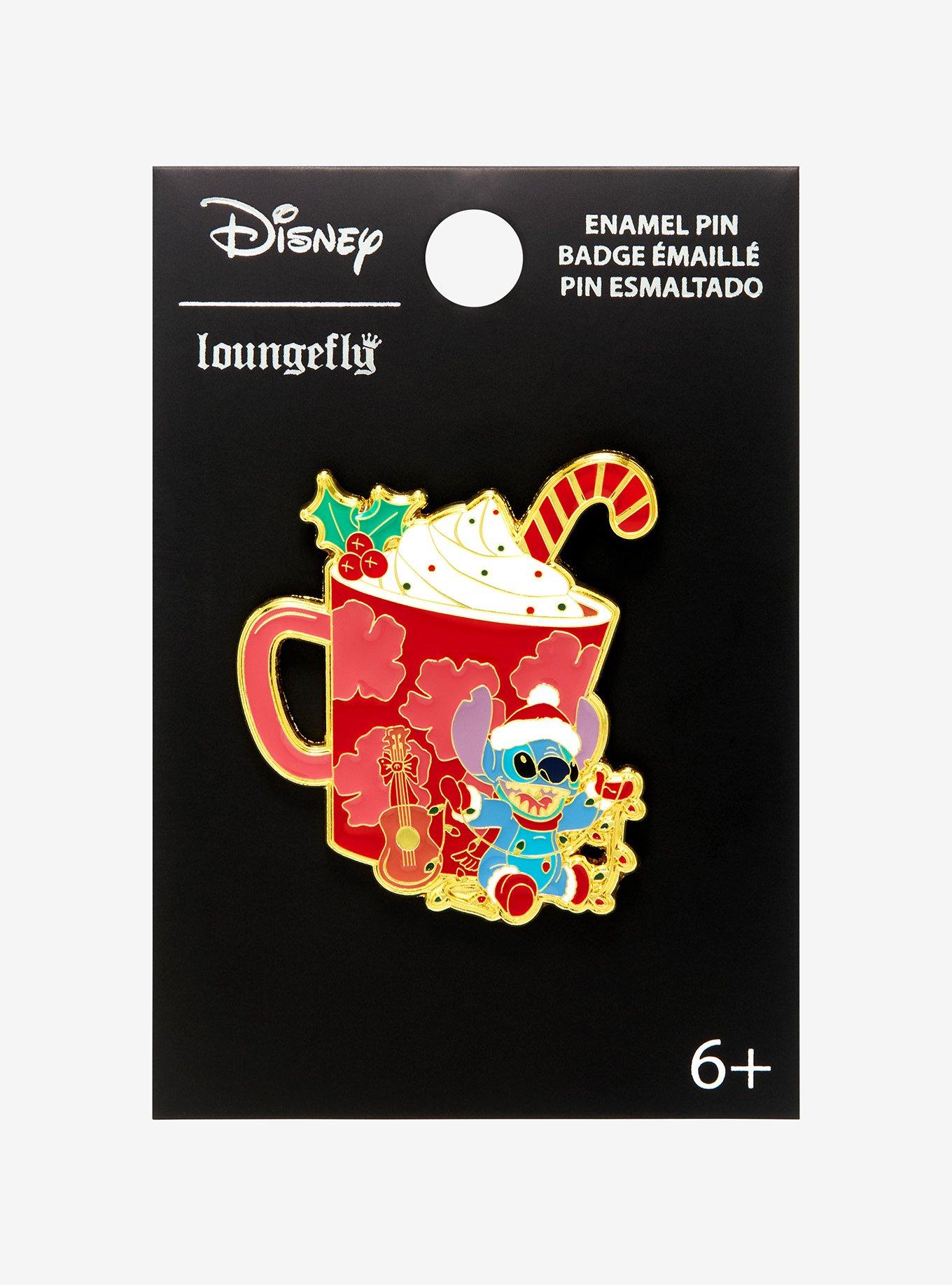 Loungefly Disney Lilo & Stitch Peppermint Mocha Enamel Pin - BoxLunch Exclusive, , alternate