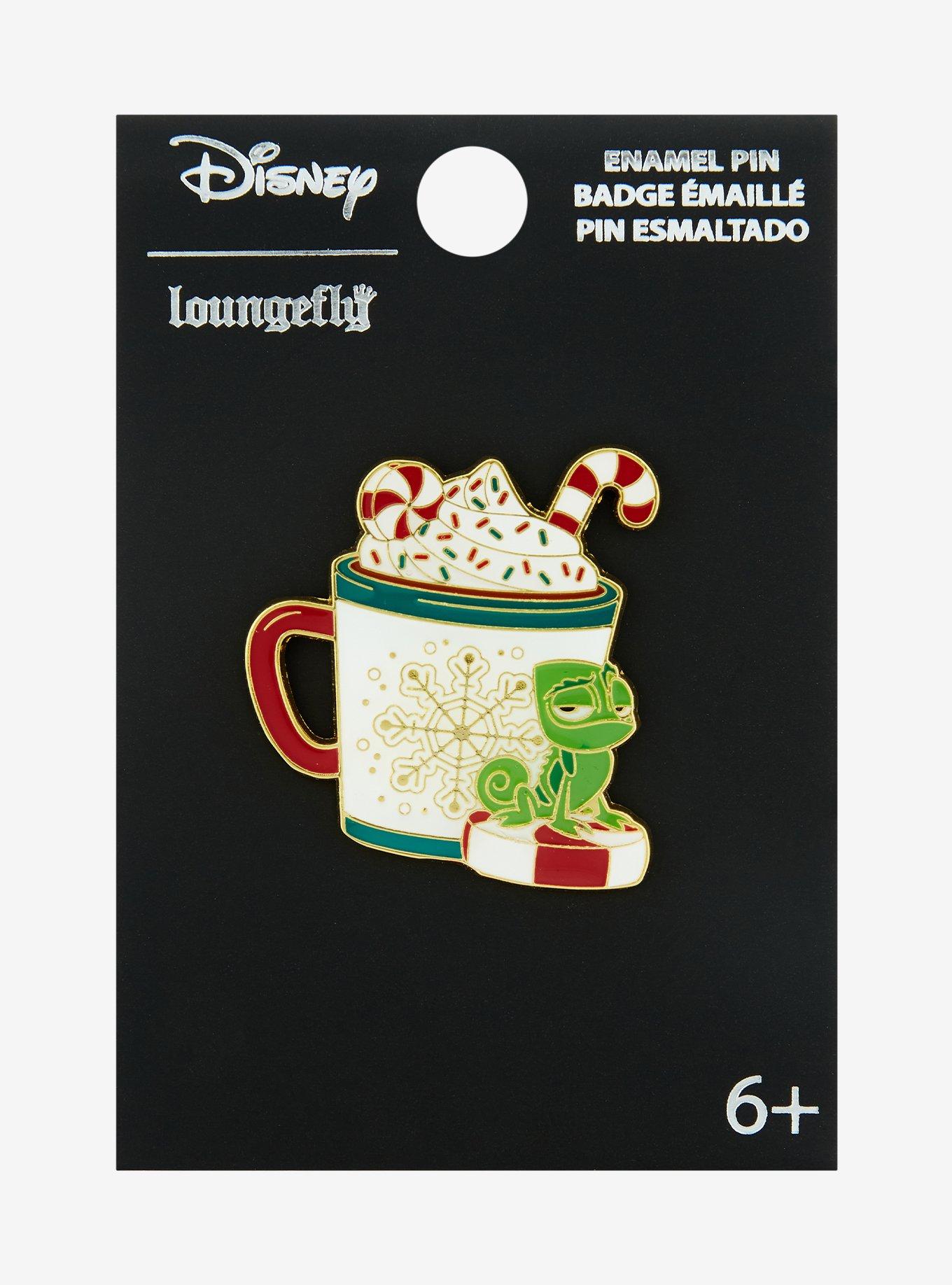 Loungefly Disney Tangled Pascal Peppermint Mocha Enamel Pin - BoxLunch Exclusive, , alternate