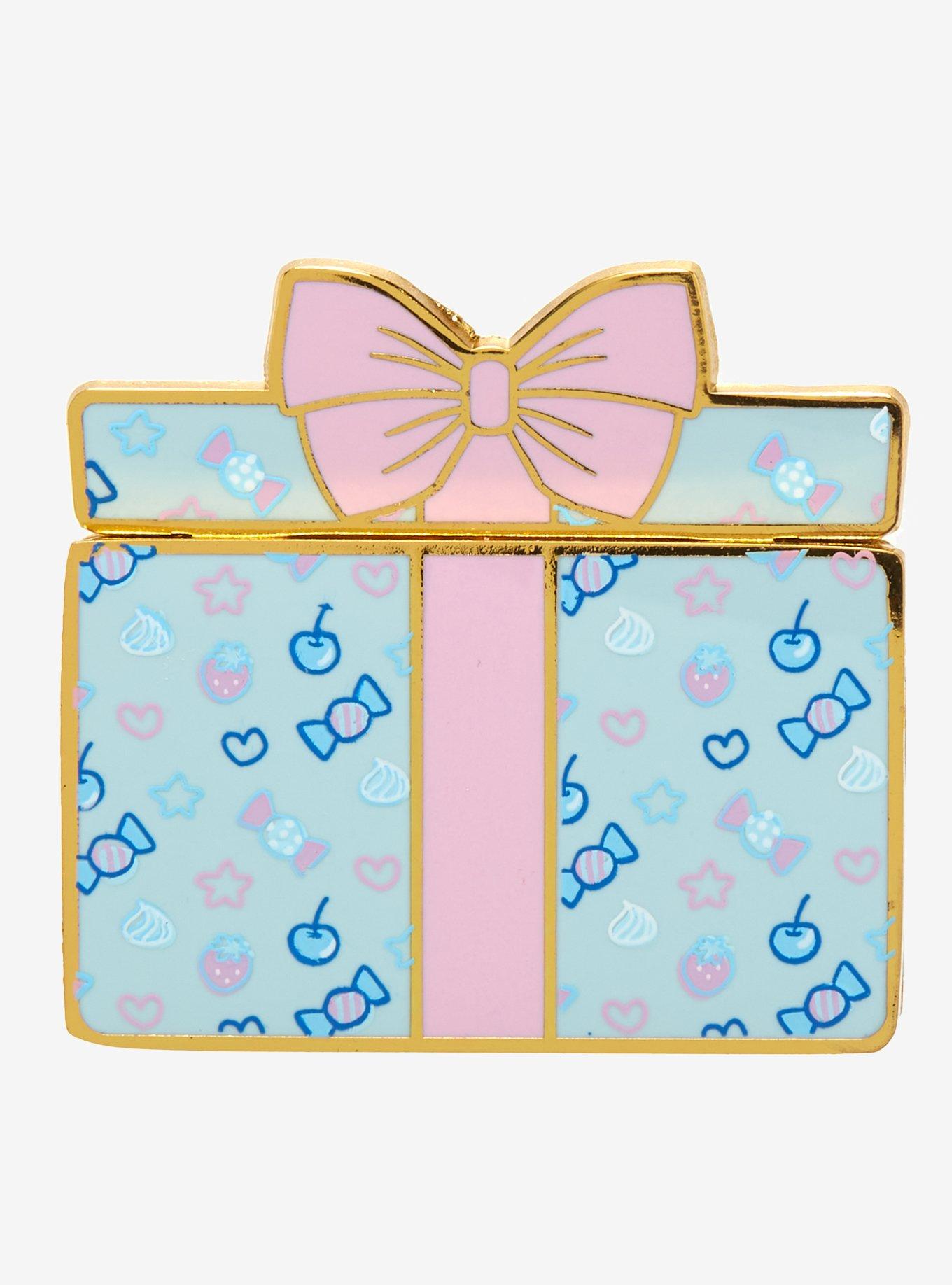 Loungefly Sanrio Cinnamoroll Present Sliding Enamel Pin - BoxLunch Exclusive, , hi-res
