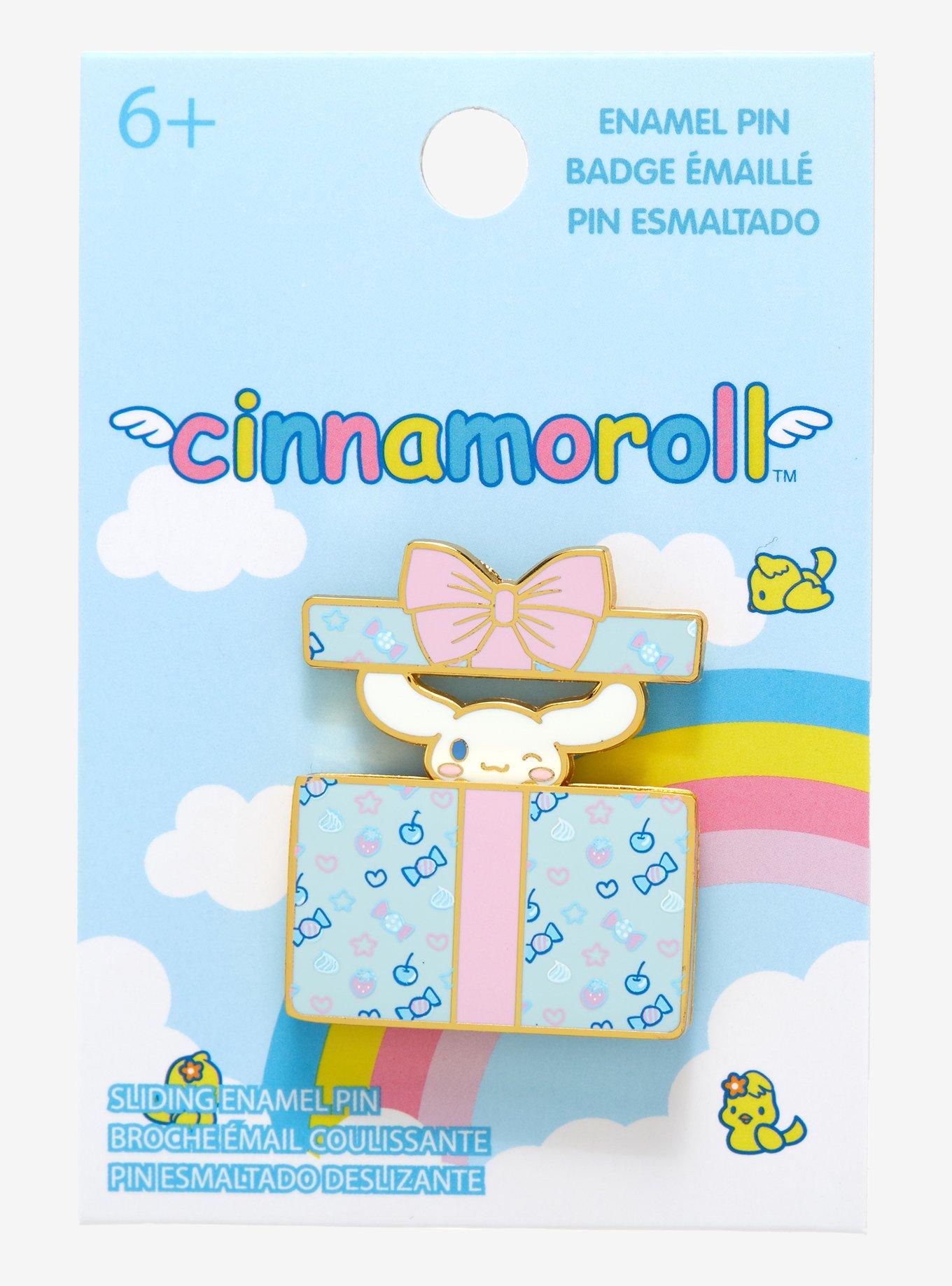 Loungefly Sanrio Cinnamoroll Present Sliding Enamel Pin - BoxLunch Exclusive, , alternate