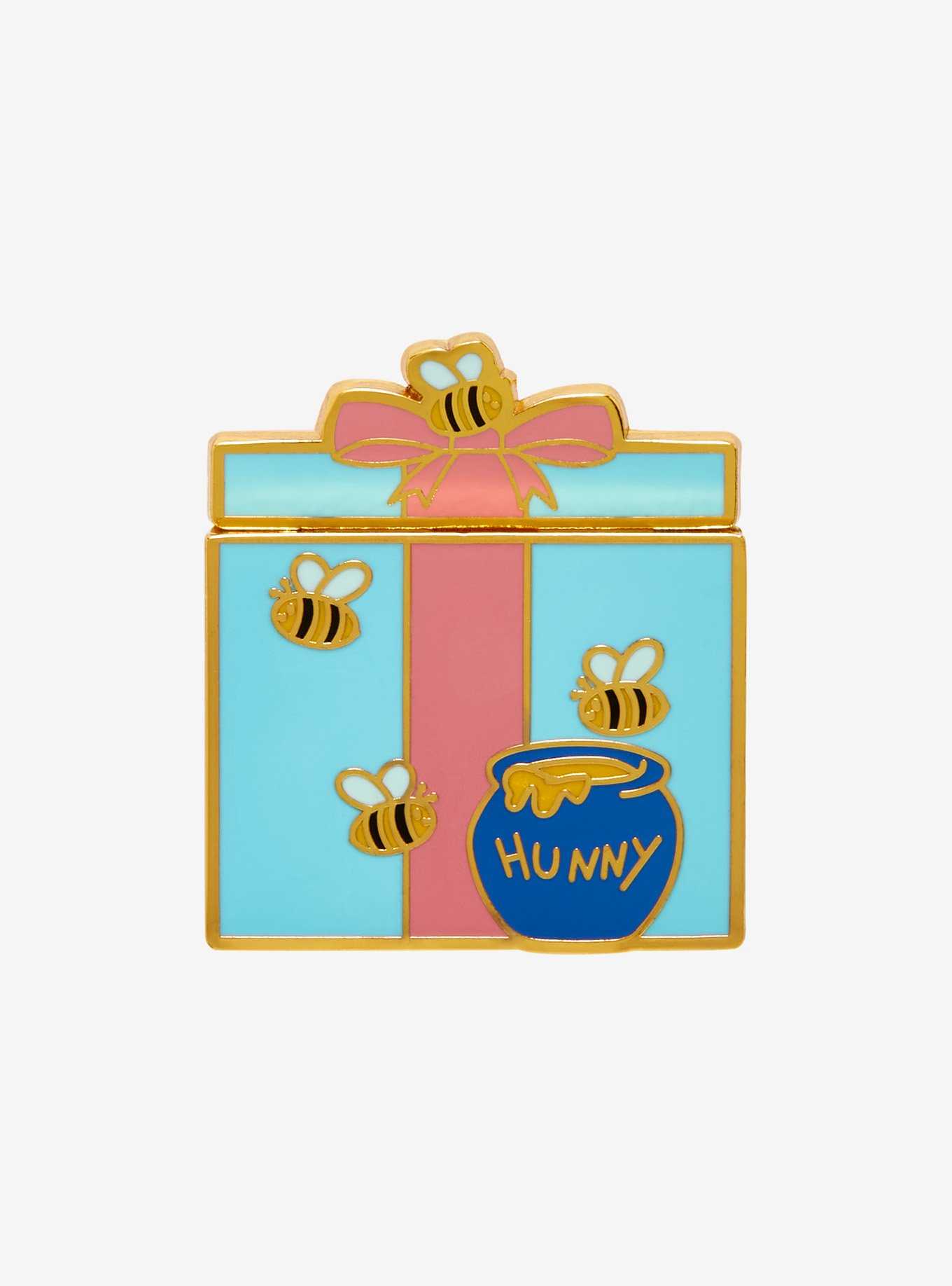 Loungefly Disney Winnie the Pooh Present Sliding Enamel Pin - BoxLunch Exclusive, , hi-res