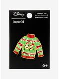 Loungefly Disney Goofy & Max Holiday Sweater Enamel Pin - BoxLunch Exclusive, , alternate