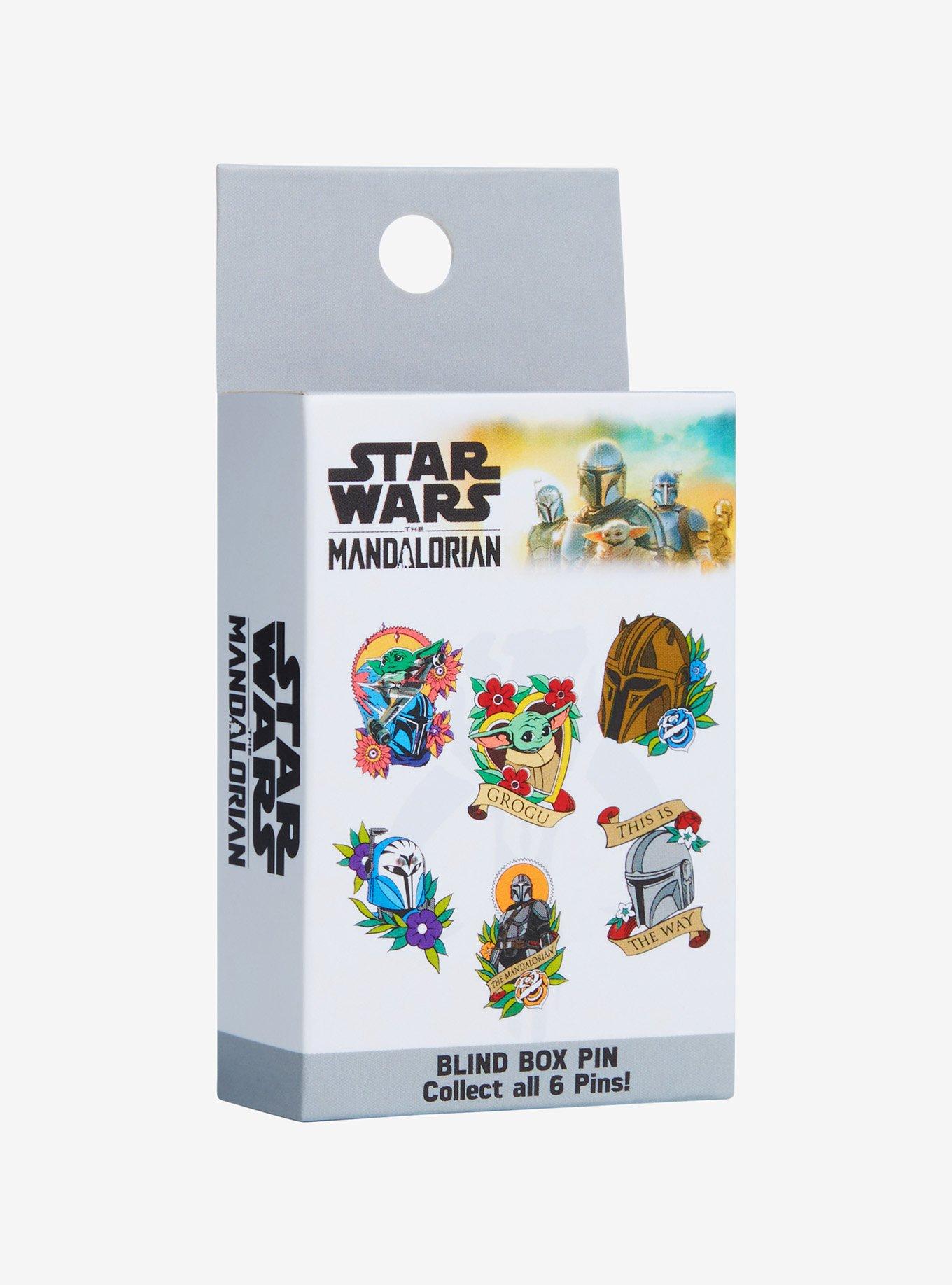 Star Wars The Mandalorian Floral Art Blind Box Pin - BoxLunch Exclusive, , alternate