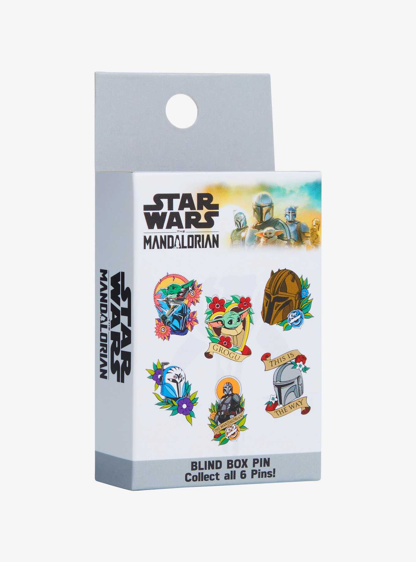 Star Wars The Mandalorian Floral Art Blind Box Pin - BoxLunch Exclusive, , hi-res