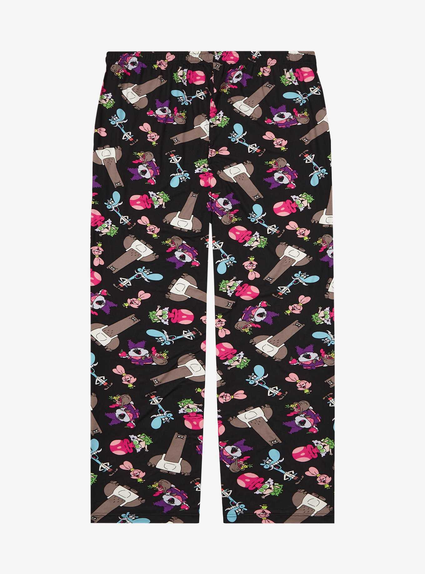 Chowder Characters Allover Print Women's Plus Size Sleep Pants - BoxLunch Exclusive, , hi-res