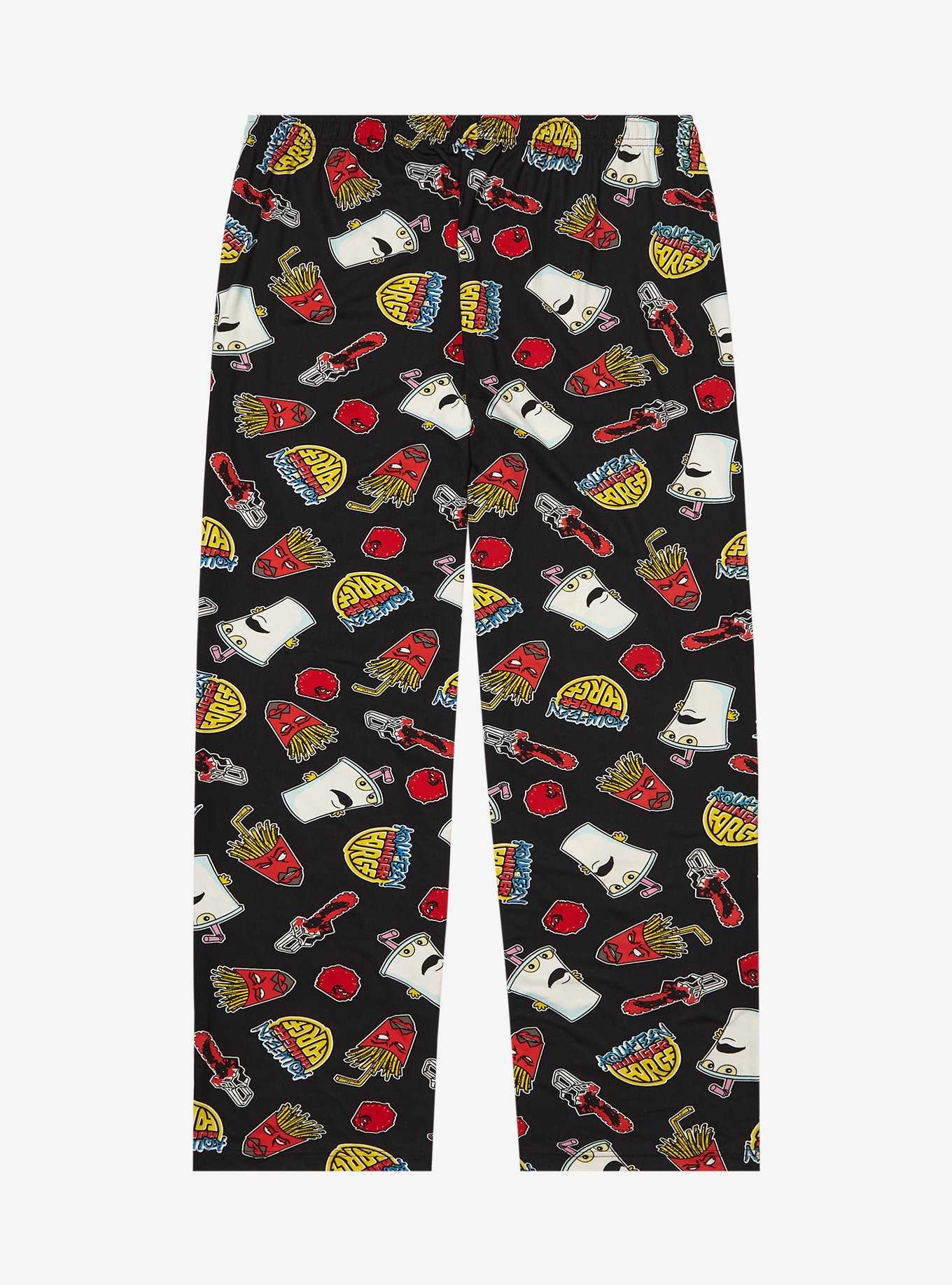 Aqua Teen Hunger Force Allover Print Women's Plus Size Sleep Pants - BoxLunch Exclusive, , hi-res