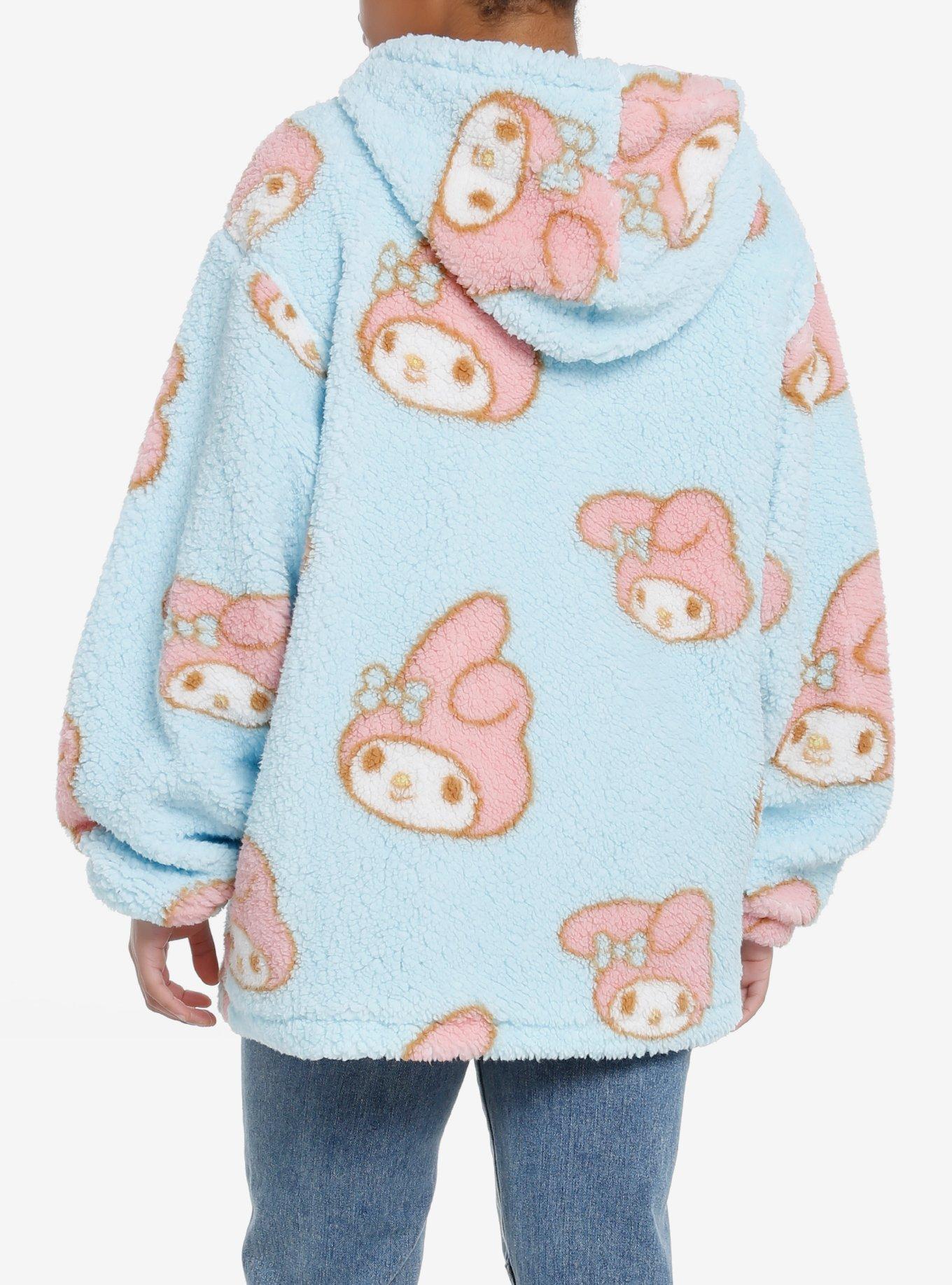 My Melody Sherpa Girls Hoodie, PINK, alternate