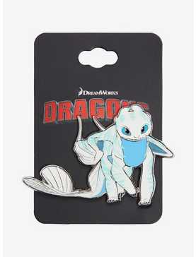 How to Train Your Dragon Light Fury Glitter Enamel Pin - BoxLunch Exclusive, , hi-res