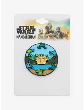 Star Wars The Mandalorian Grogu with Frogs Spinning Enamel Pin - BoxLunch Exclusive, , hi-res