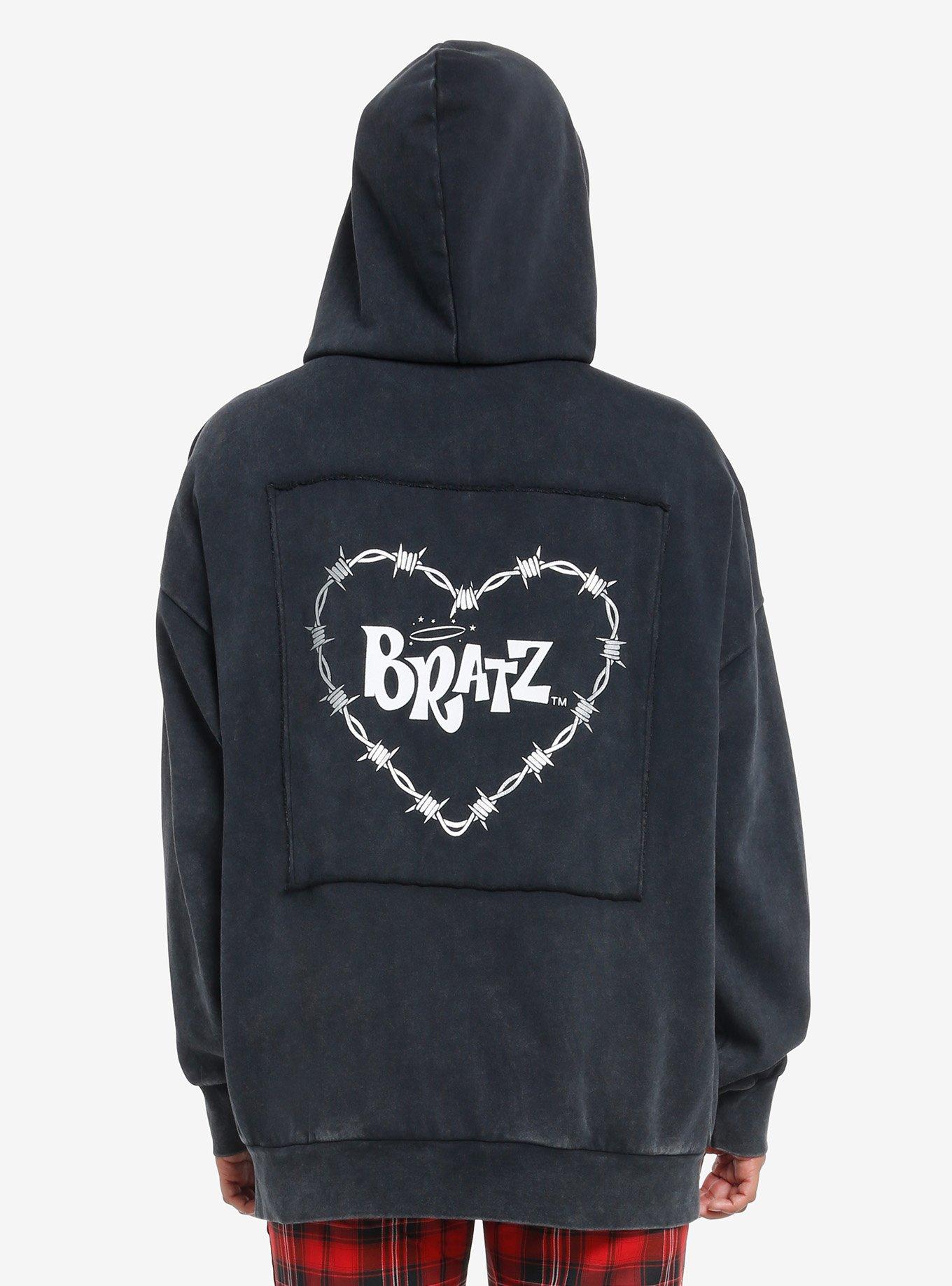 Bratz Pretty 'N' Punk Patchwork Girls Oversized Hoodie