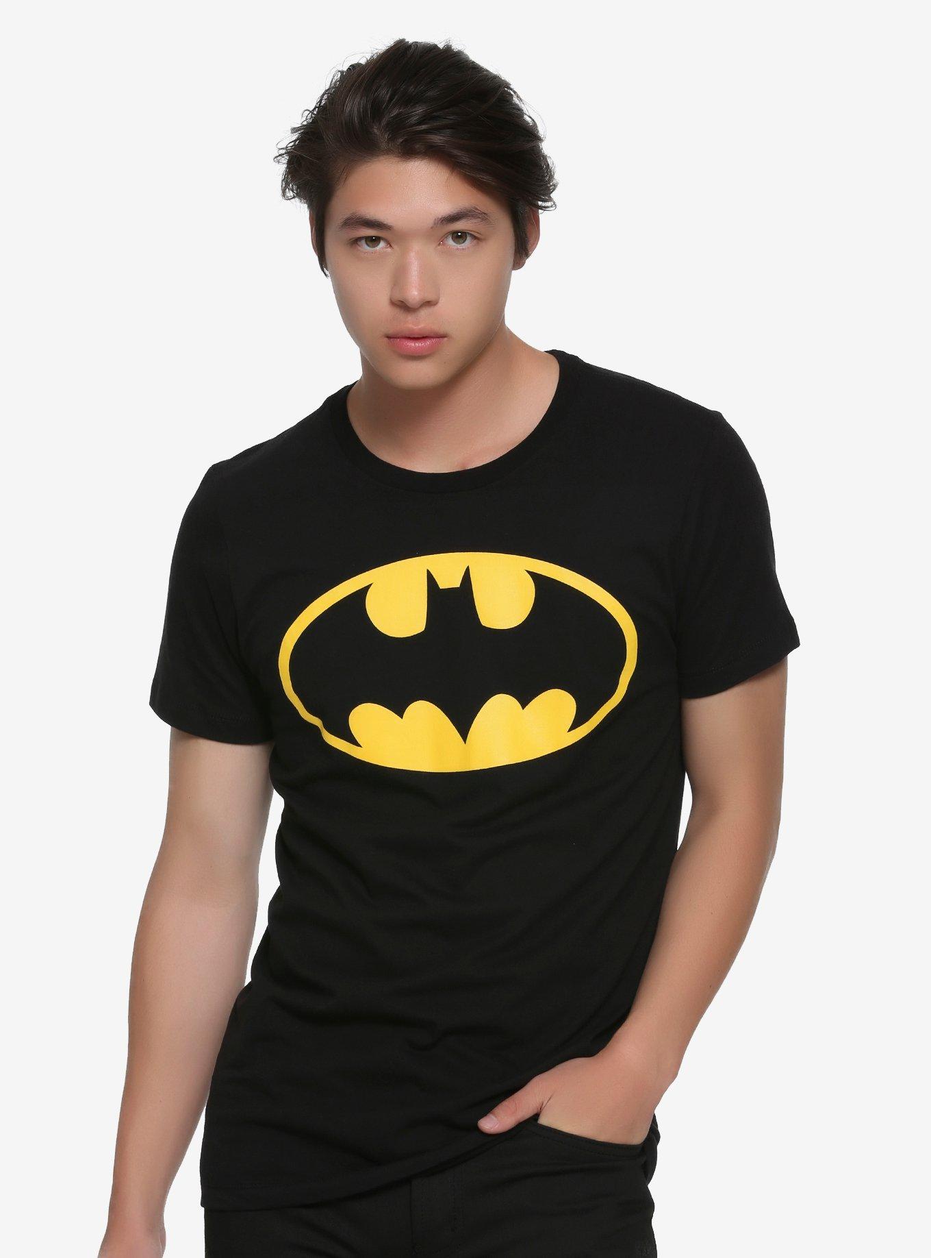 DC Comics Batman Logo T-Shirt, BLACK, alternate