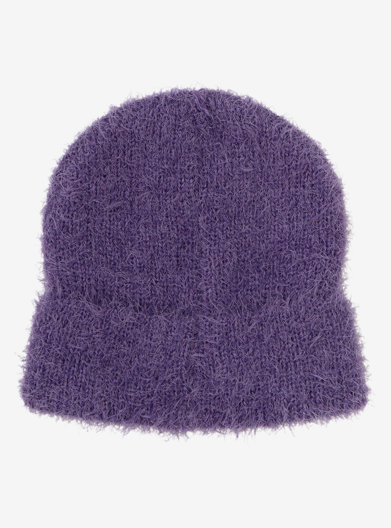 Kuromi Fuzzy Mohair Beanie, , hi-res