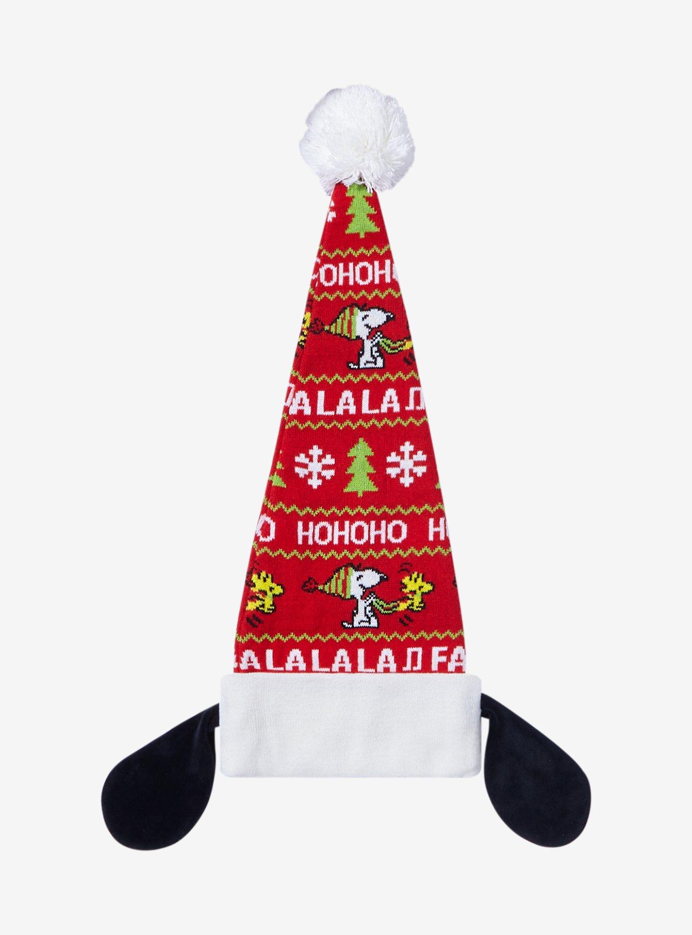 Peanuts Snoopy Ears Santa Hat, , alternate