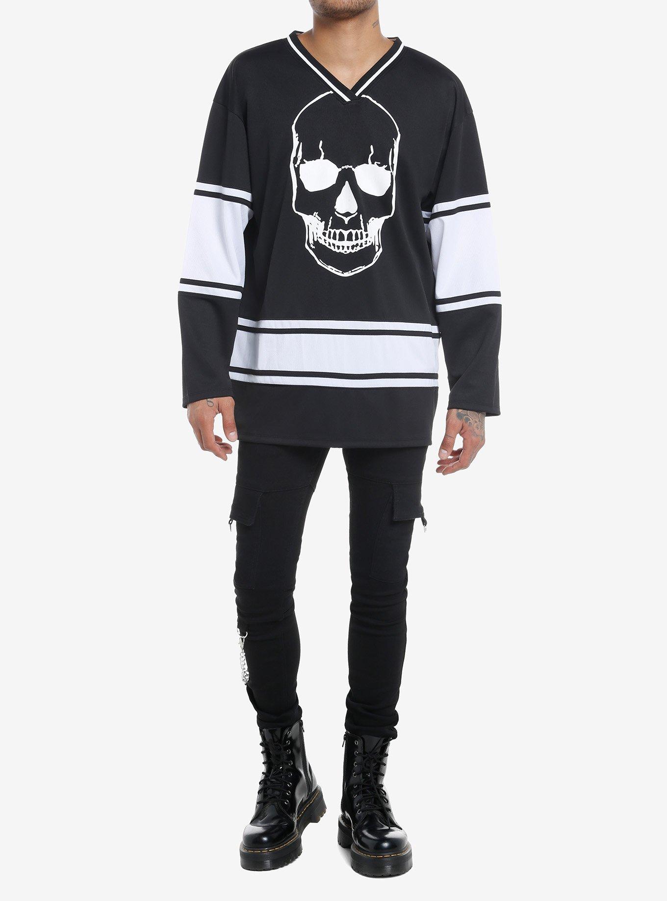 Social Collision Skull Hockey Jersey, , alternate