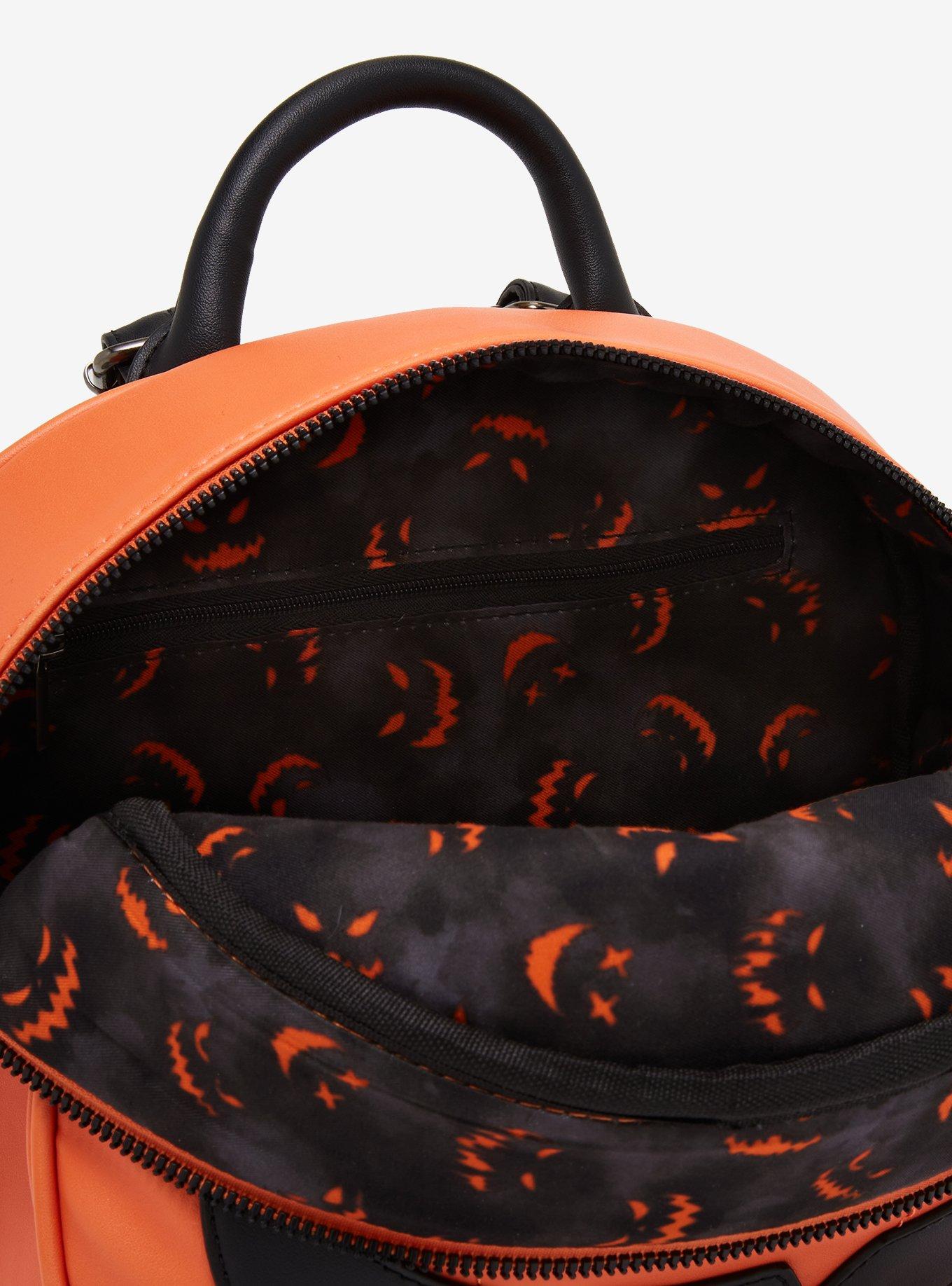 Jack-O'-Lantern Heart Eyes Mini Backpack, , alternate