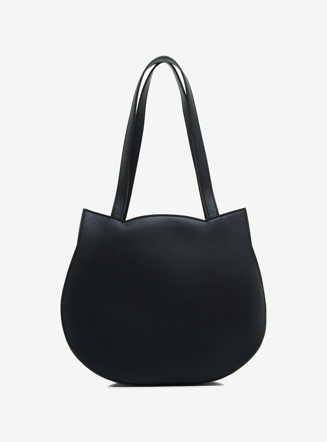 Black Cat Figural Tote Bag, , alternate