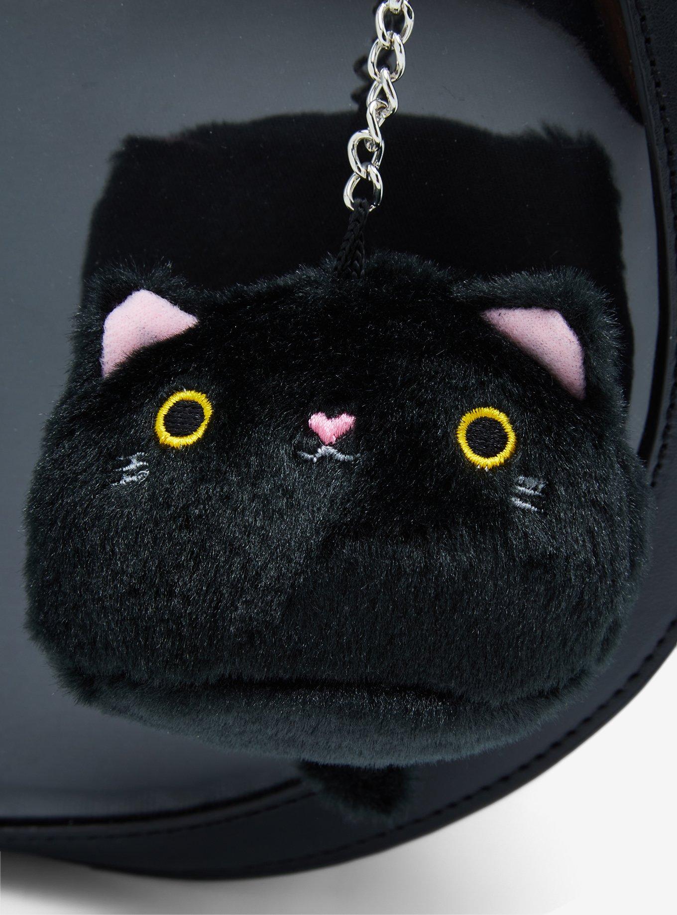 Black Cat Figural Tote Bag, , alternate