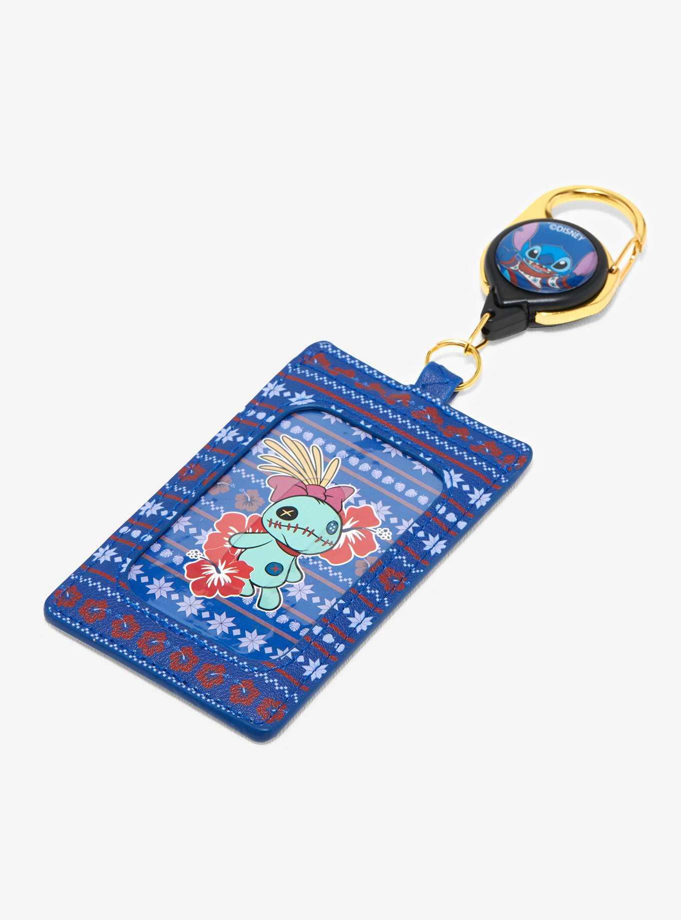Disney Lilo & Stitch Sweater Stitch Retractable Lanyard - BoxLunch Exclusive, , hi-res