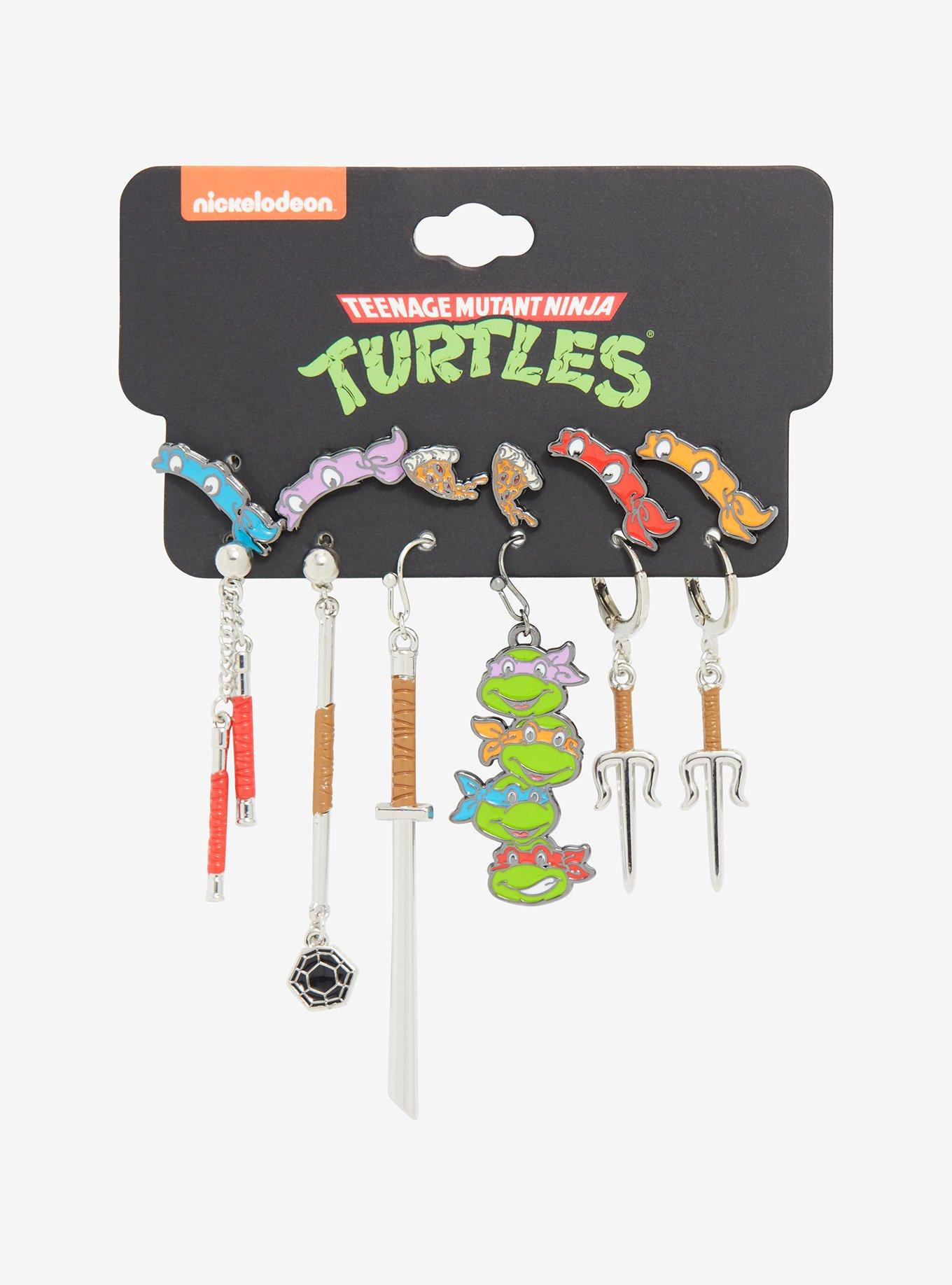 Teenage Mutant Ninja Turtles Icons Mix and Match Earring Set - BoxLunch Exclusive, , alternate