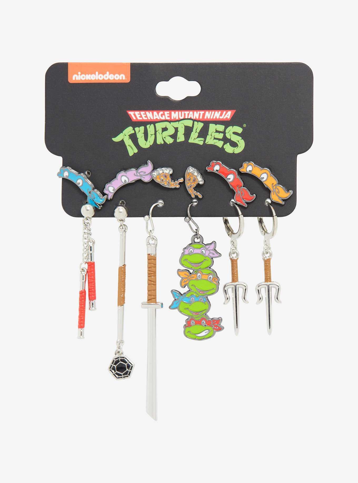 Teenage Mutant Ninja Turtles Icons Mix and Match Earring Set - BoxLunch Exclusive, , hi-res