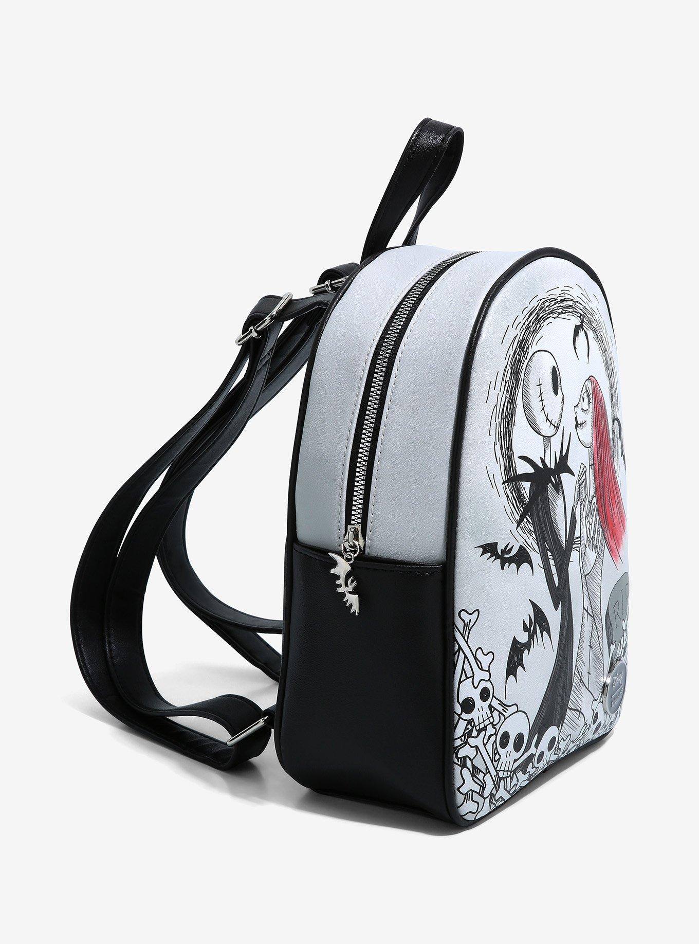 Her Universe The Nightmare Before Christmas Jack & Sally Eternally Yours Mini Backpack, , alternate