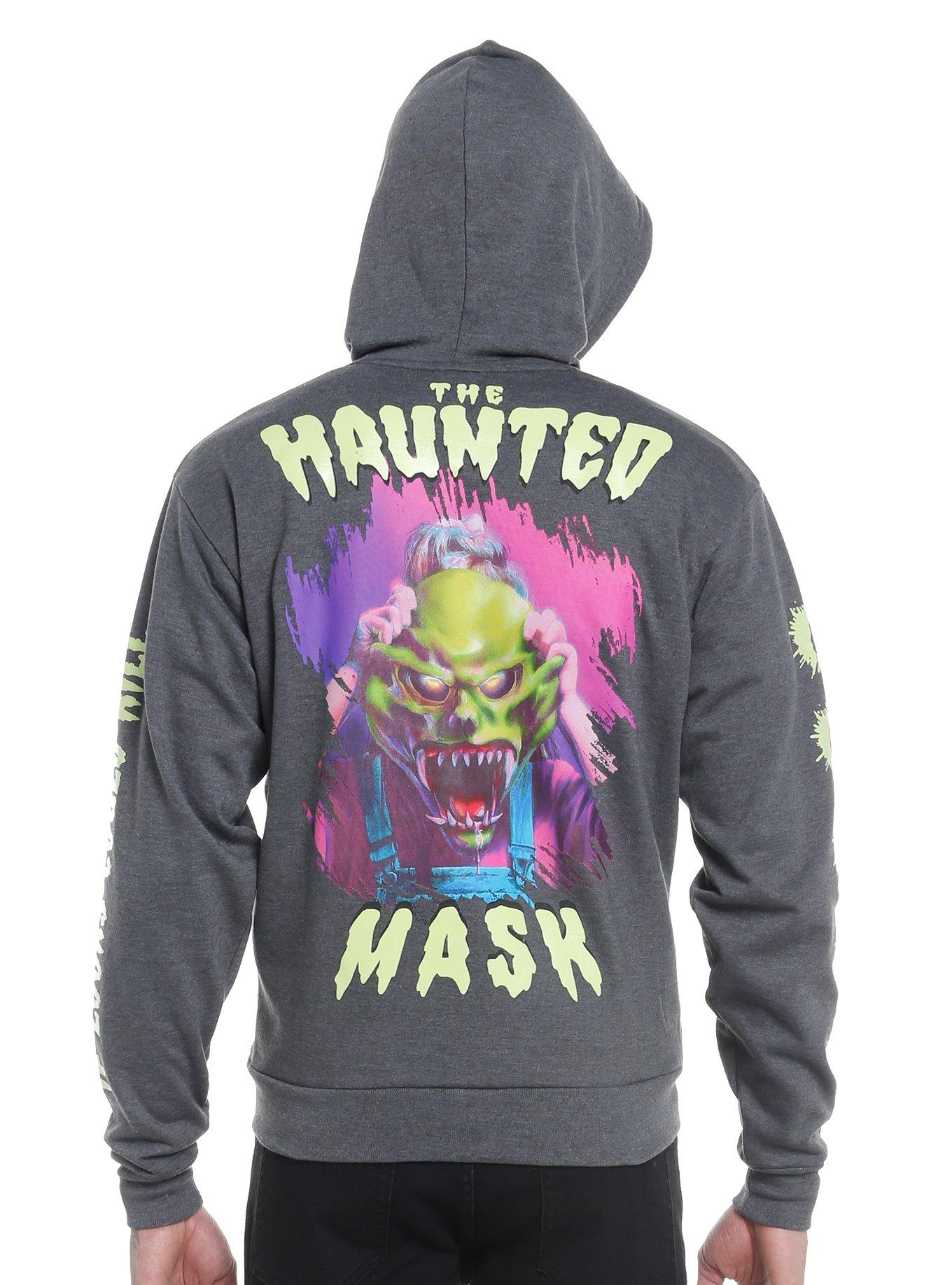 Goosebumps The Haunted Mask Hoodie, GREY, alternate