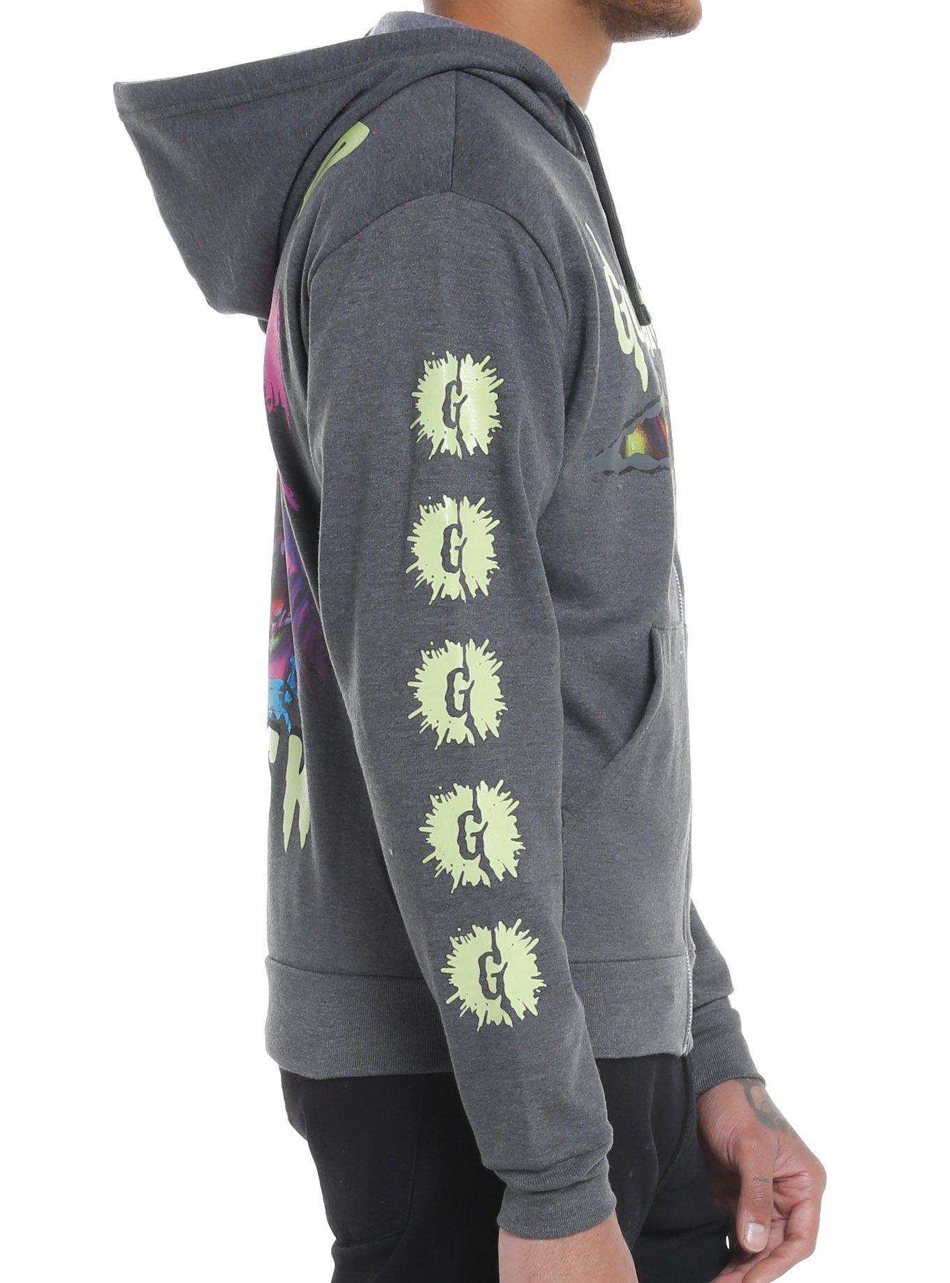 Goosebumps The Haunted Mask Hoodie, GREY, alternate