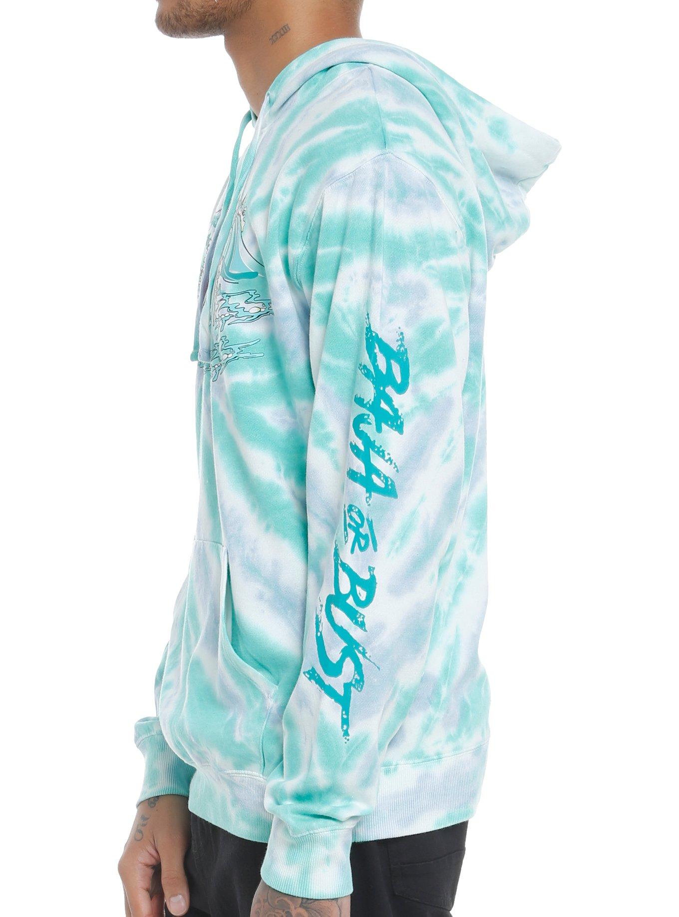 Mountain Dew Baja Blast Tie-Dye Hoodie, MULTI, alternate