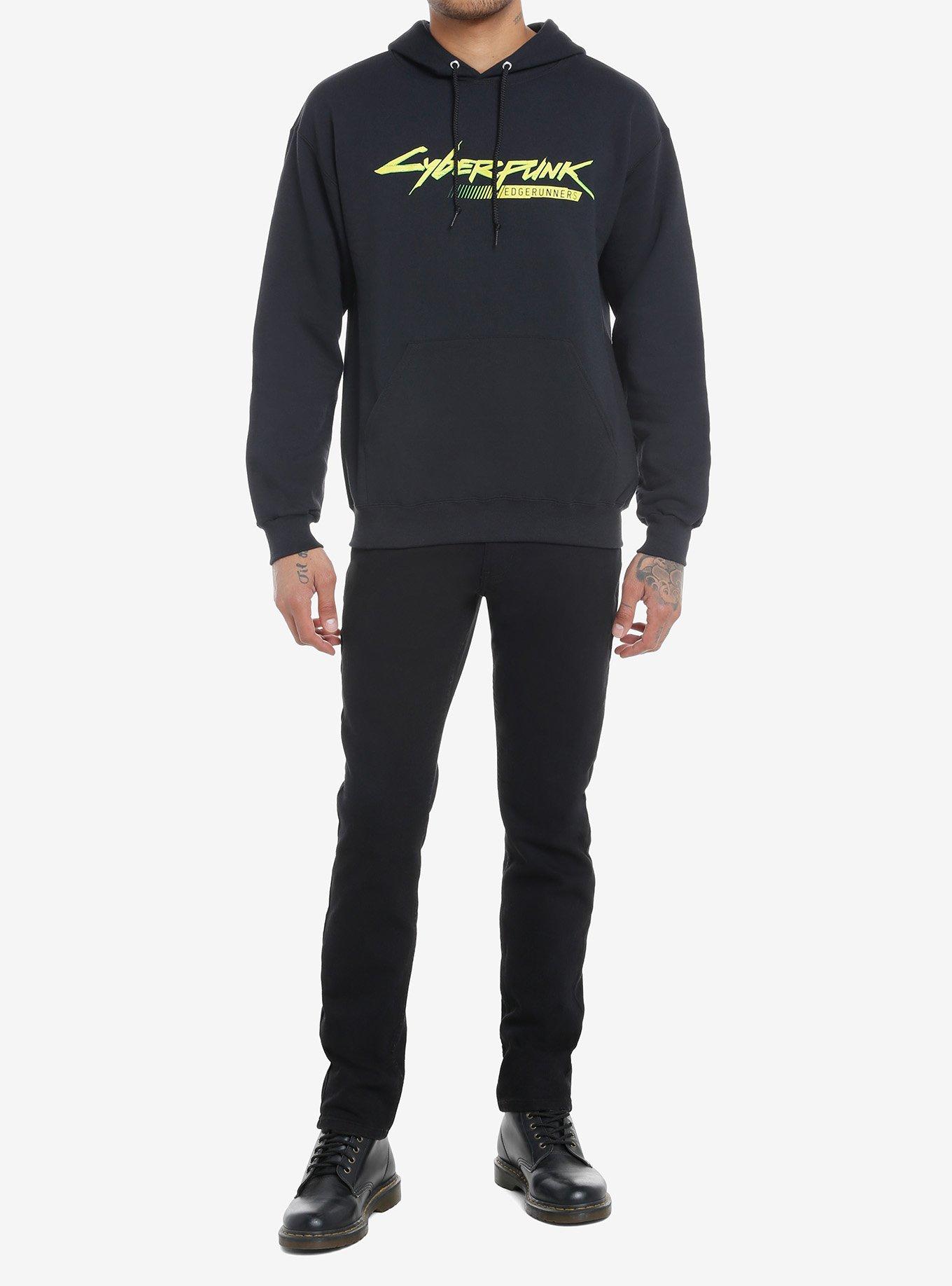 Cyberpunk: Edgerunners David Logo Hoodie, BLACK, alternate