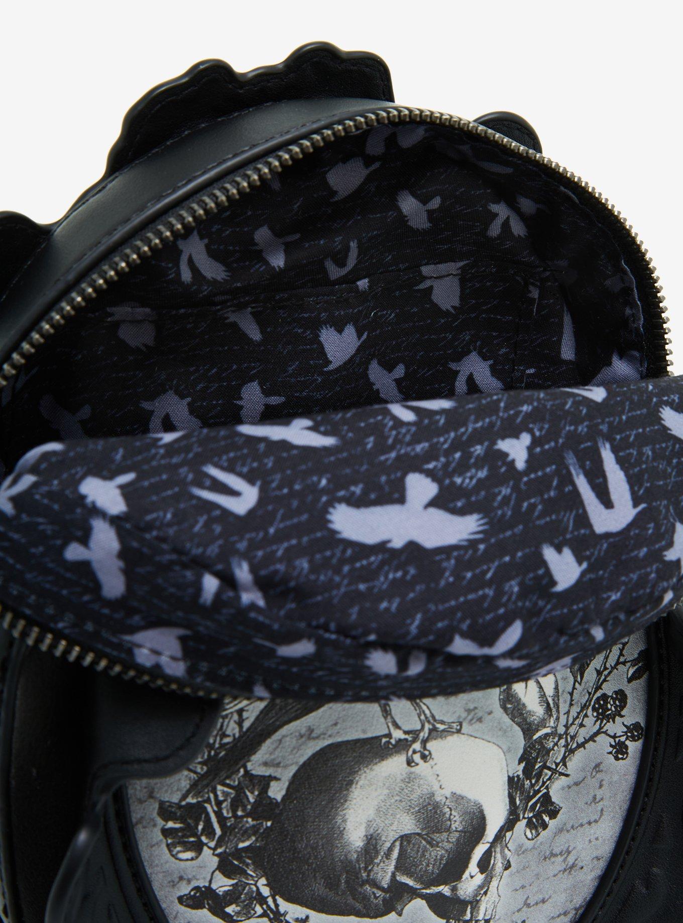 Edgar Allan Poe Cameo Crossbody Bag, , alternate