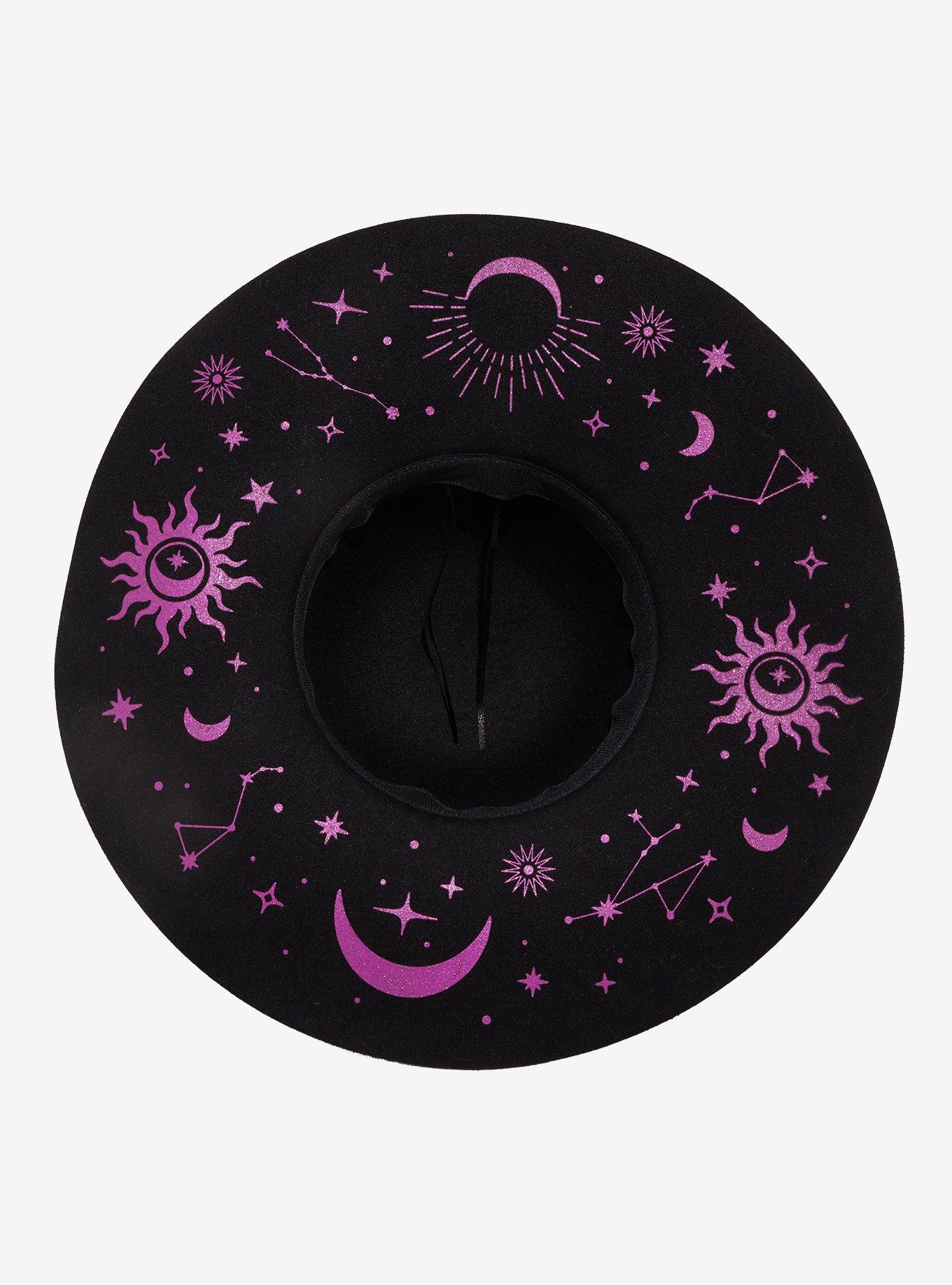 Purple Celestial Floppy Hat, , alternate