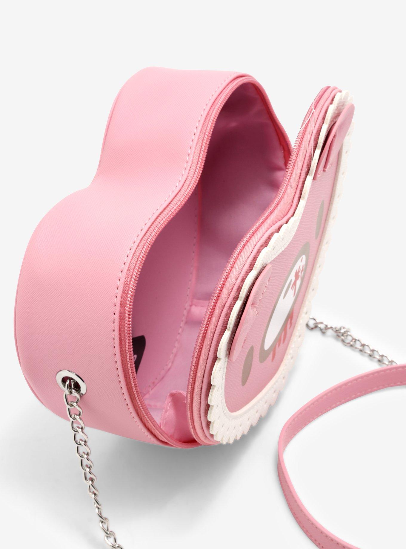 Gloomy Bear Heart Lace Crossbody Bag, , alternate