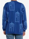 Doctor Who TARDIS Cardigan, BLUE, alternate