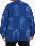 Doctor Who TARDIS Girls Cardigan Plus Size, BLUE, alternate