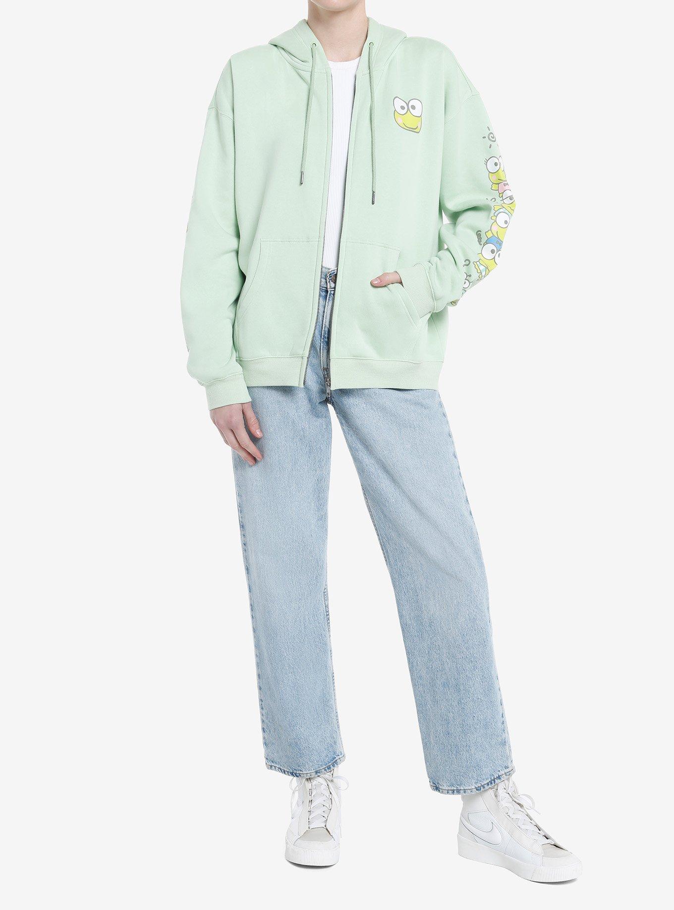 Keroppi Donut Pond Girls Hoodie, , hi-res