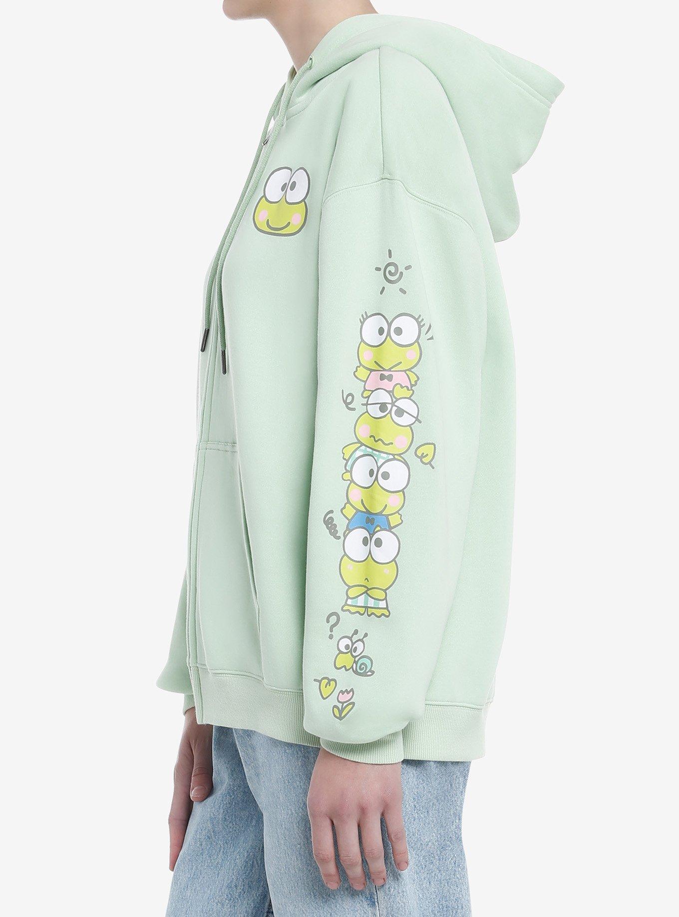 Keroppi Donut Pond Girls Hoodie, MULTI, alternate