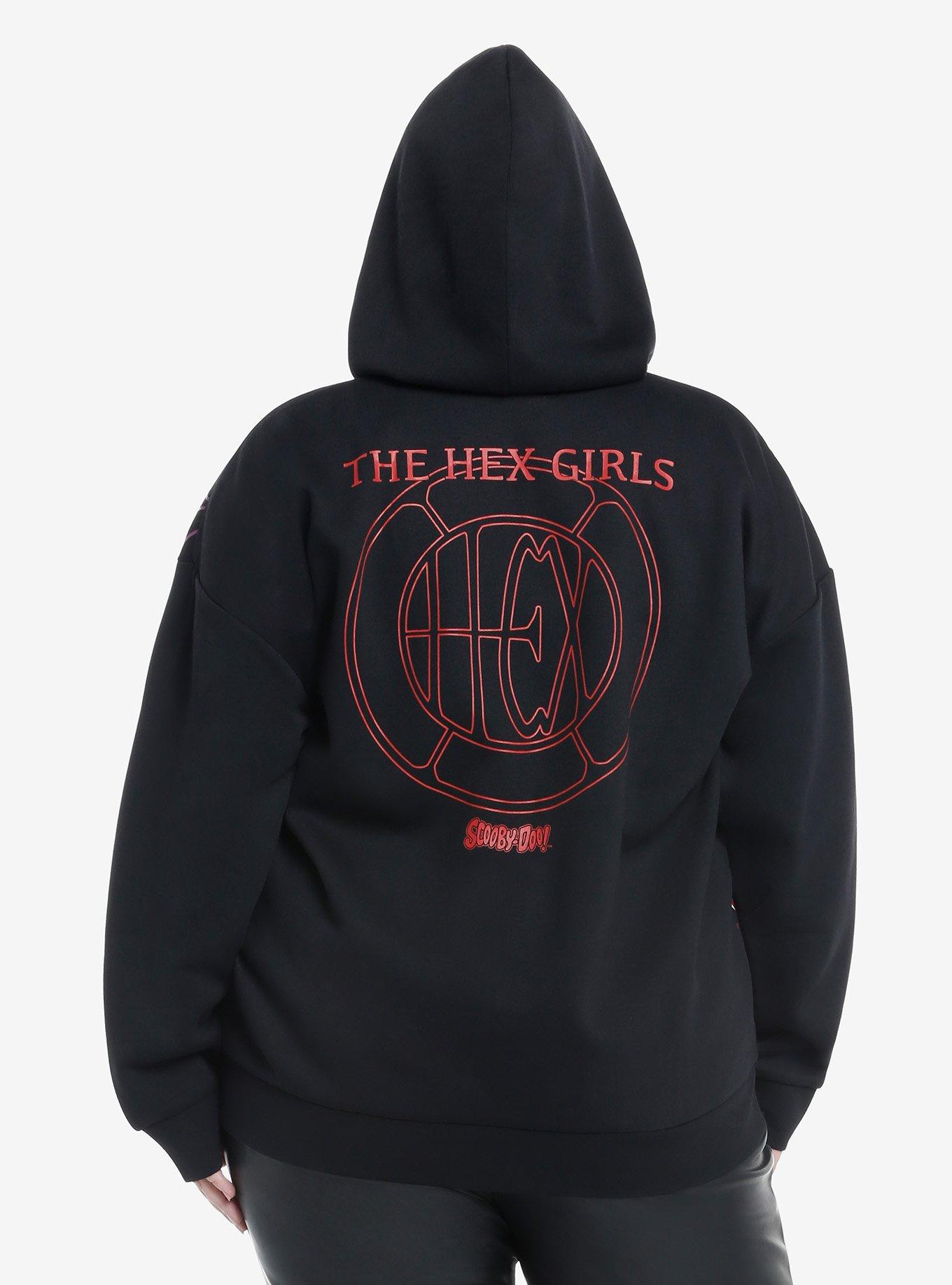 Scooby-Doo! The Hex Girls Jumbo Graphic Girls Hoodie Plus Size, MULTI, alternate