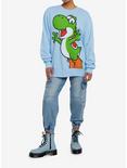 Super Mario Bros. Yoshi Jumbo Graphic Girls Sweatshirt, MULTI, alternate