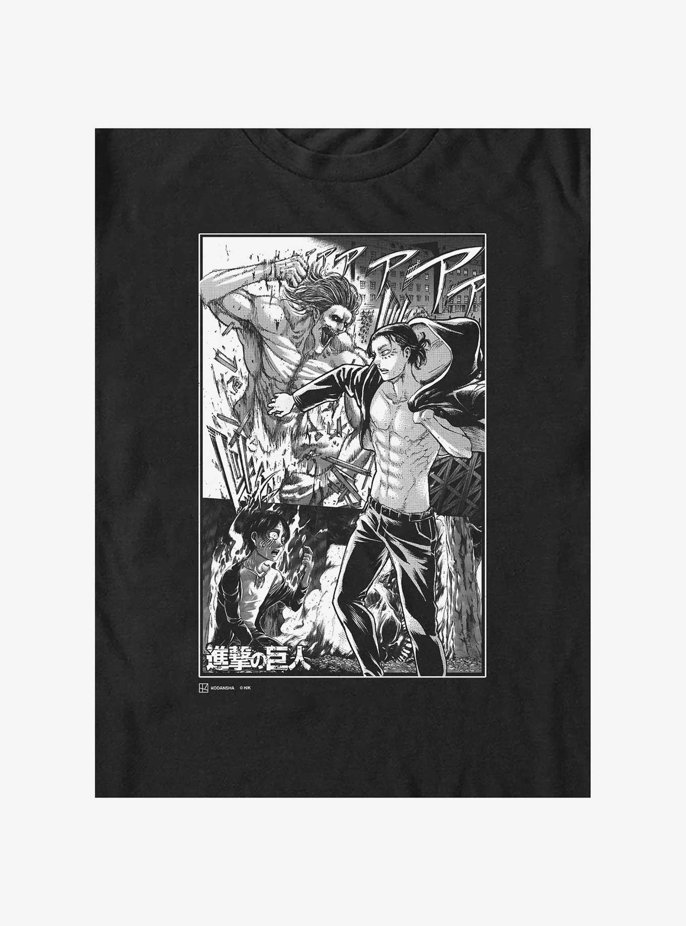 Attack on Titan Eren Yeager Manga Collage T-Shirt, , hi-res