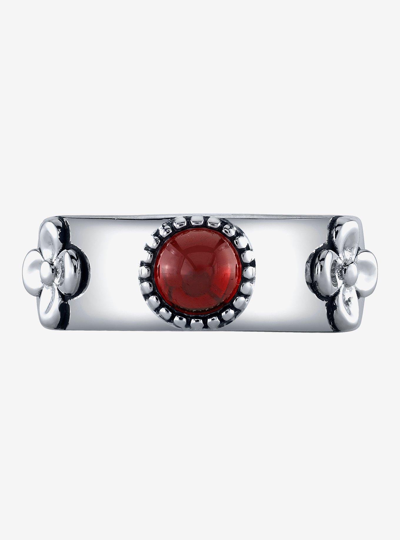 Studio Ghibli X RockLove Howl's Moving Castle Red Crystal Ring, , alternate