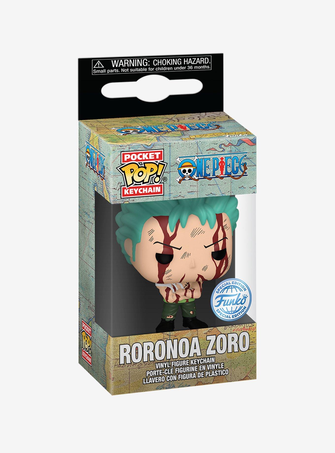 Funko Pocket Pop! One Piece Roronoa Zoro Vinyl Keychain - BoxLunch Exclusive, , alternate