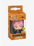 Funko Pocket Pop! Dragon Ball Z Goku Super Saiyan Rosé Glow-in-the-Dark Vinyl Keychain — BoxLunch Exclusive, , alternate